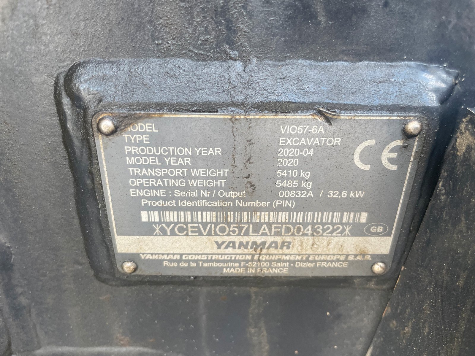 Yanmar Vio 57 – Image 15